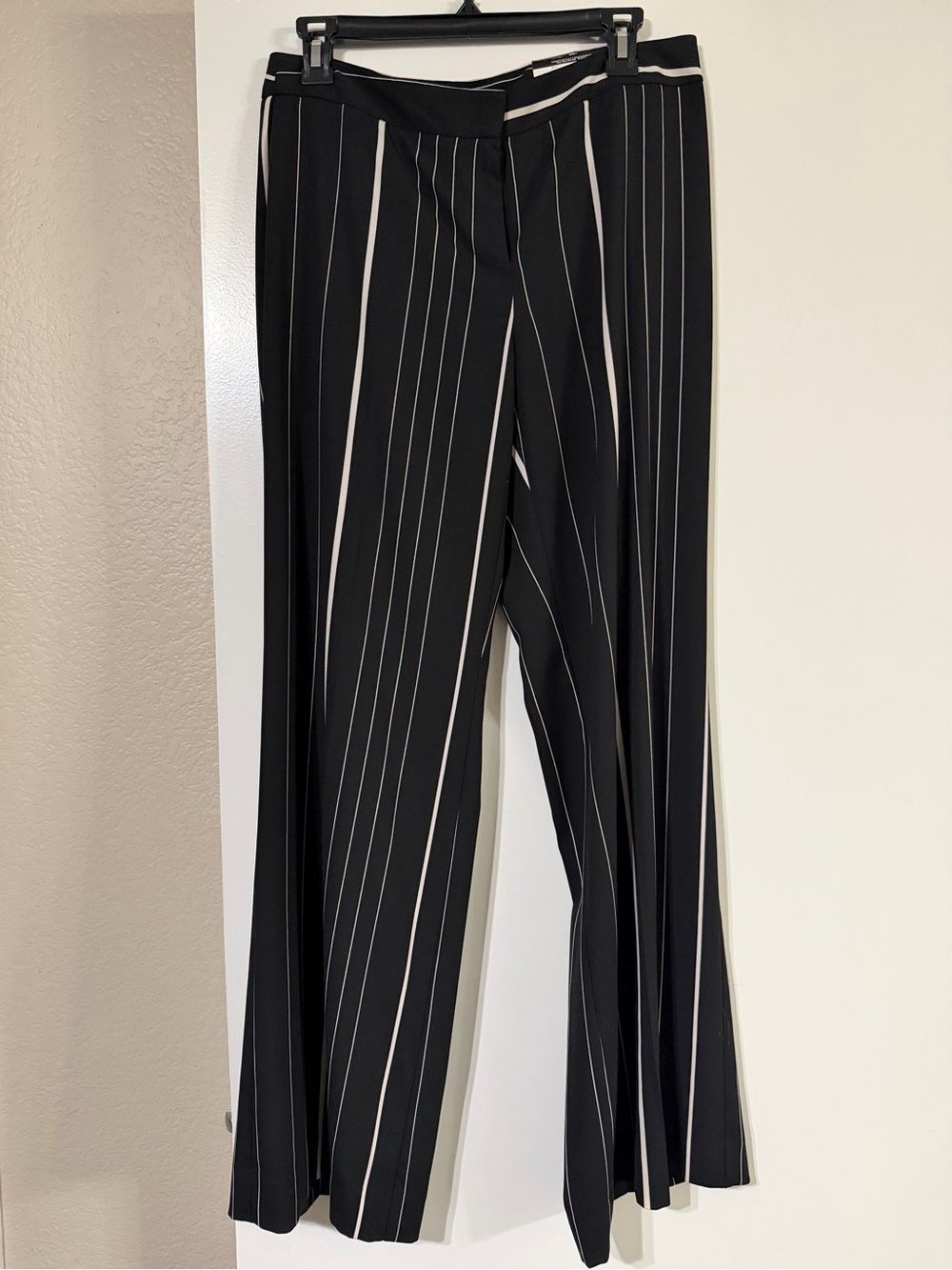 Worthington Black Pants with White Pinstripes